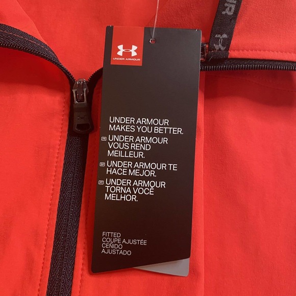 Under Armour Vanish Hybrid Training Vest Men's Size S Fitted Black/Red N… - Picture 8 of 12